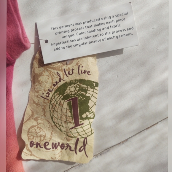 One World casual loose fit drop shoulder top XL - Picture 4 of 5